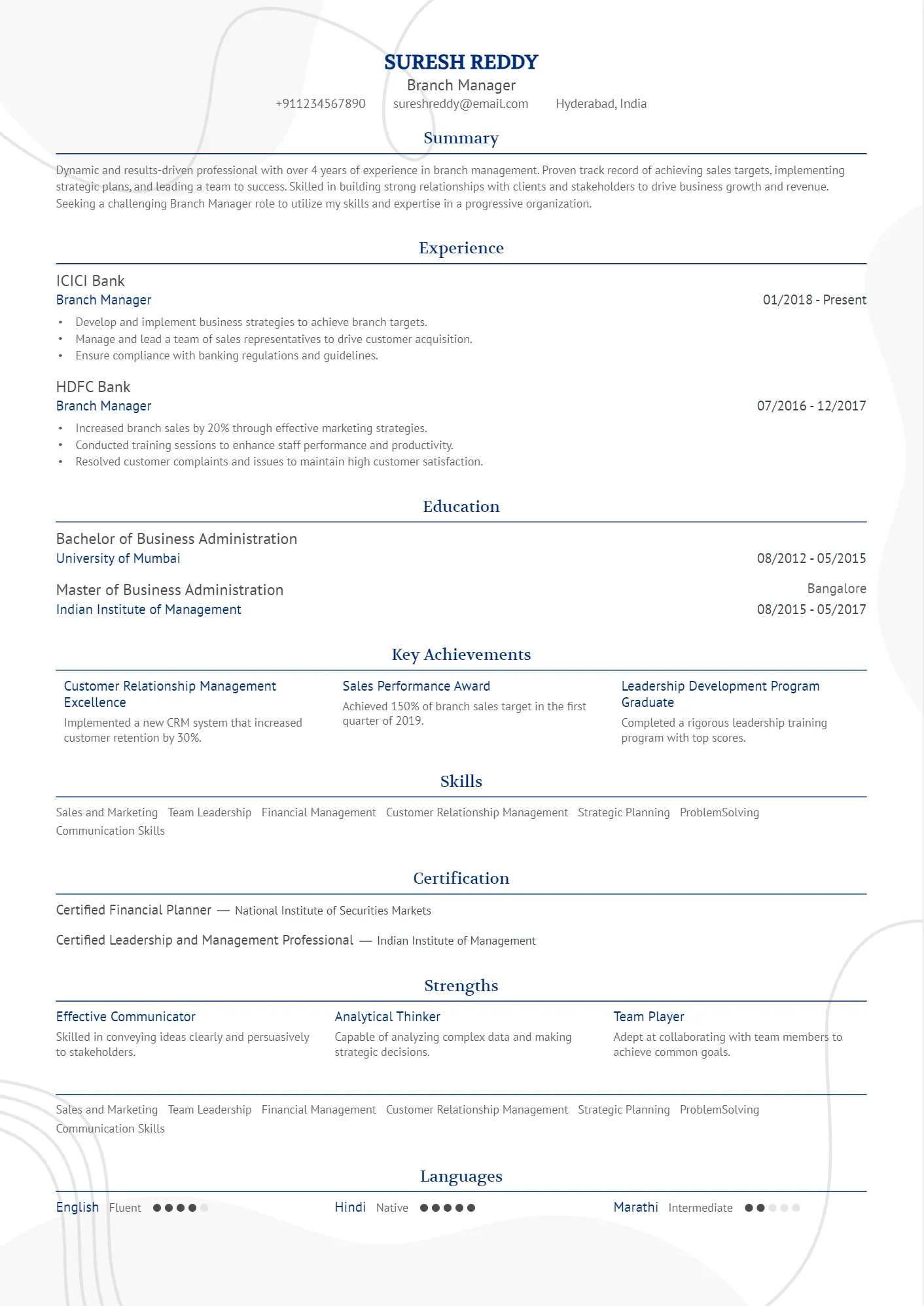 Creative Resume Template