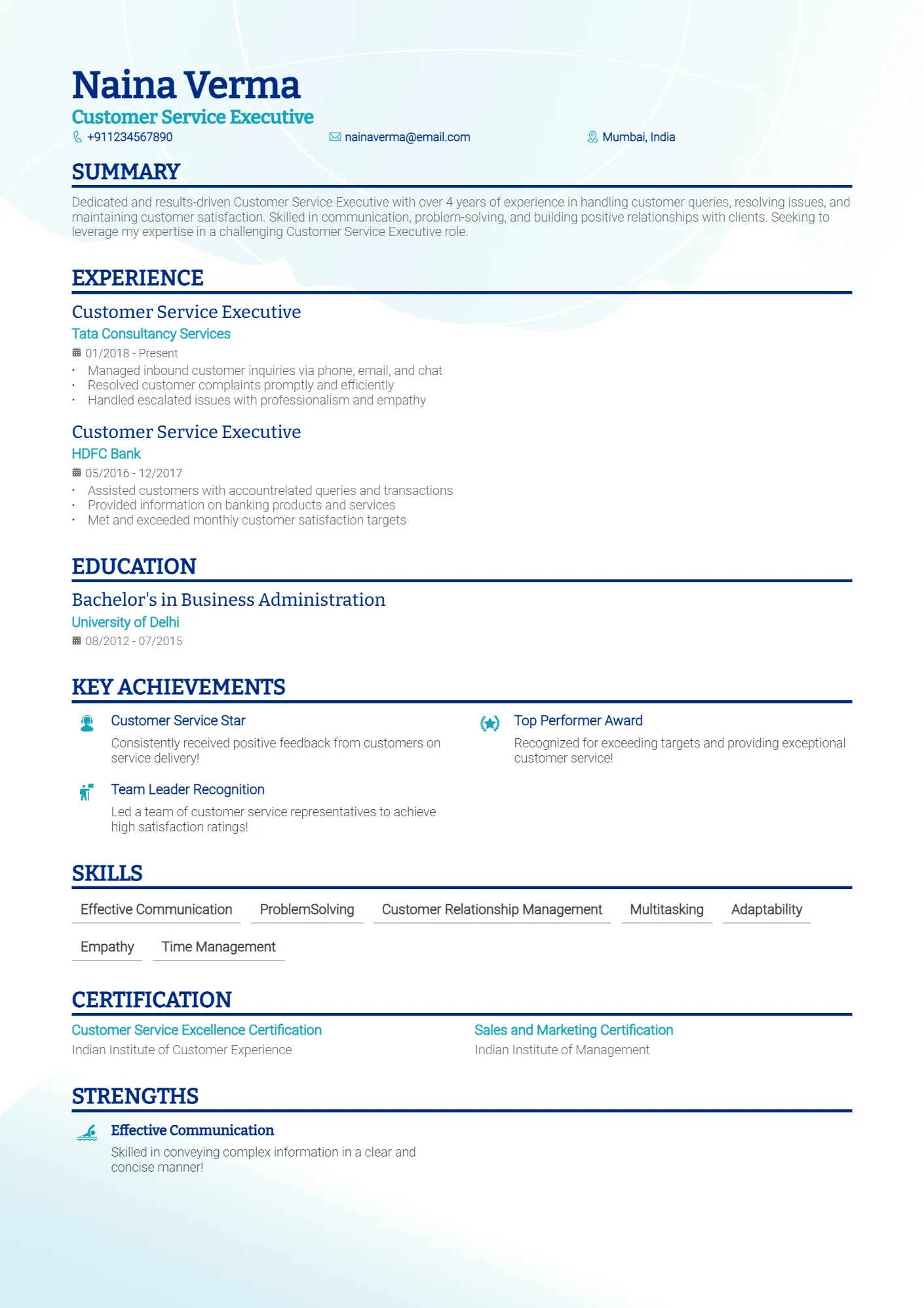 Creative Resume Template