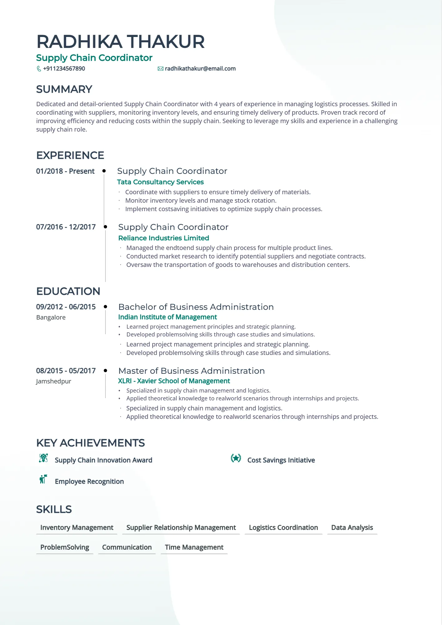 Creative Resume Template