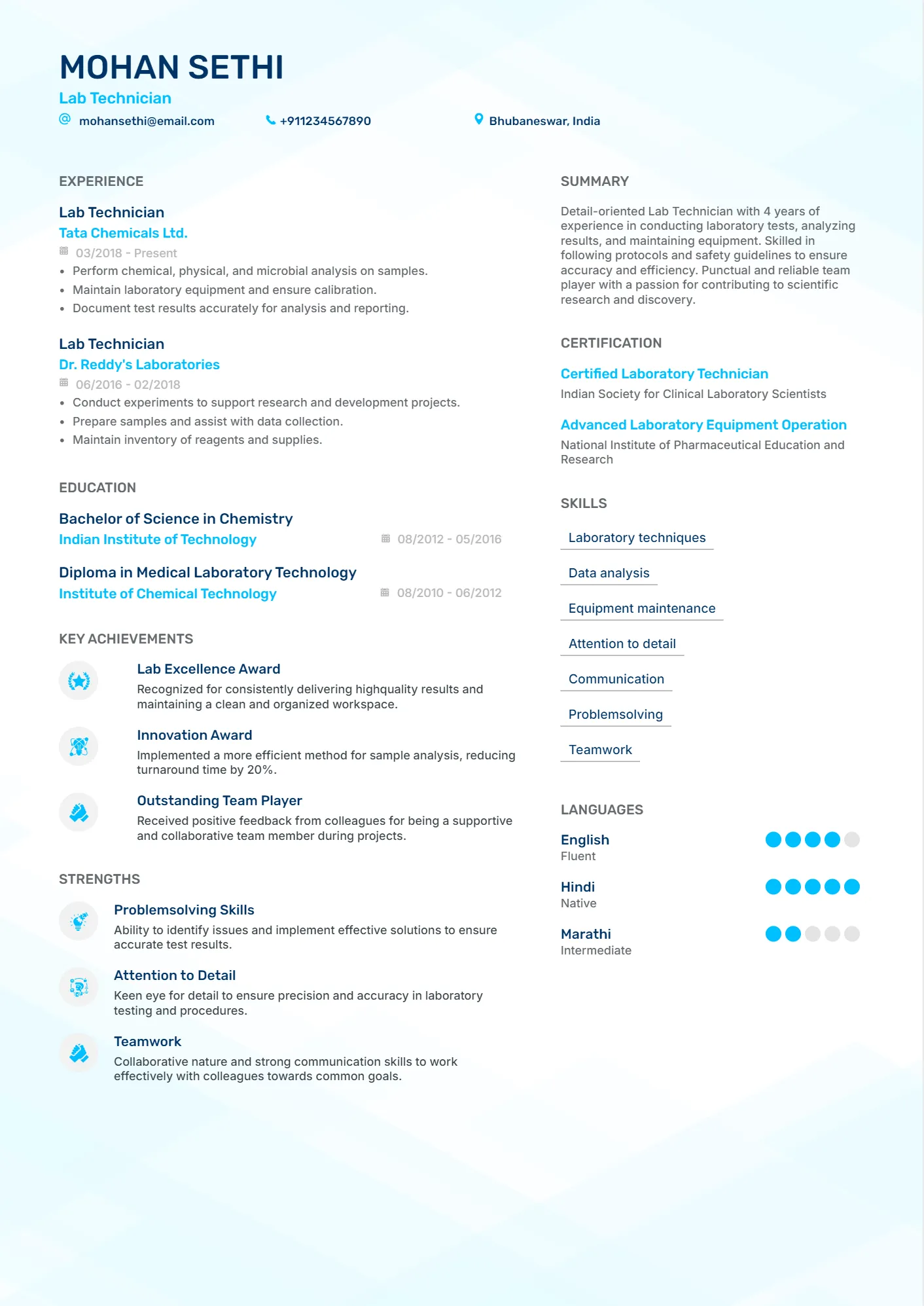 Creative Resume Template