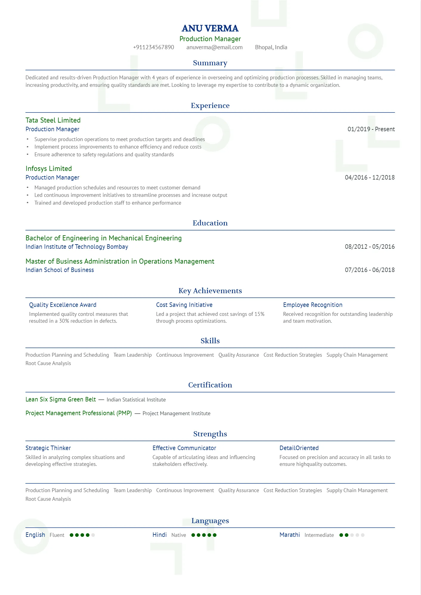 Creative Resume Template