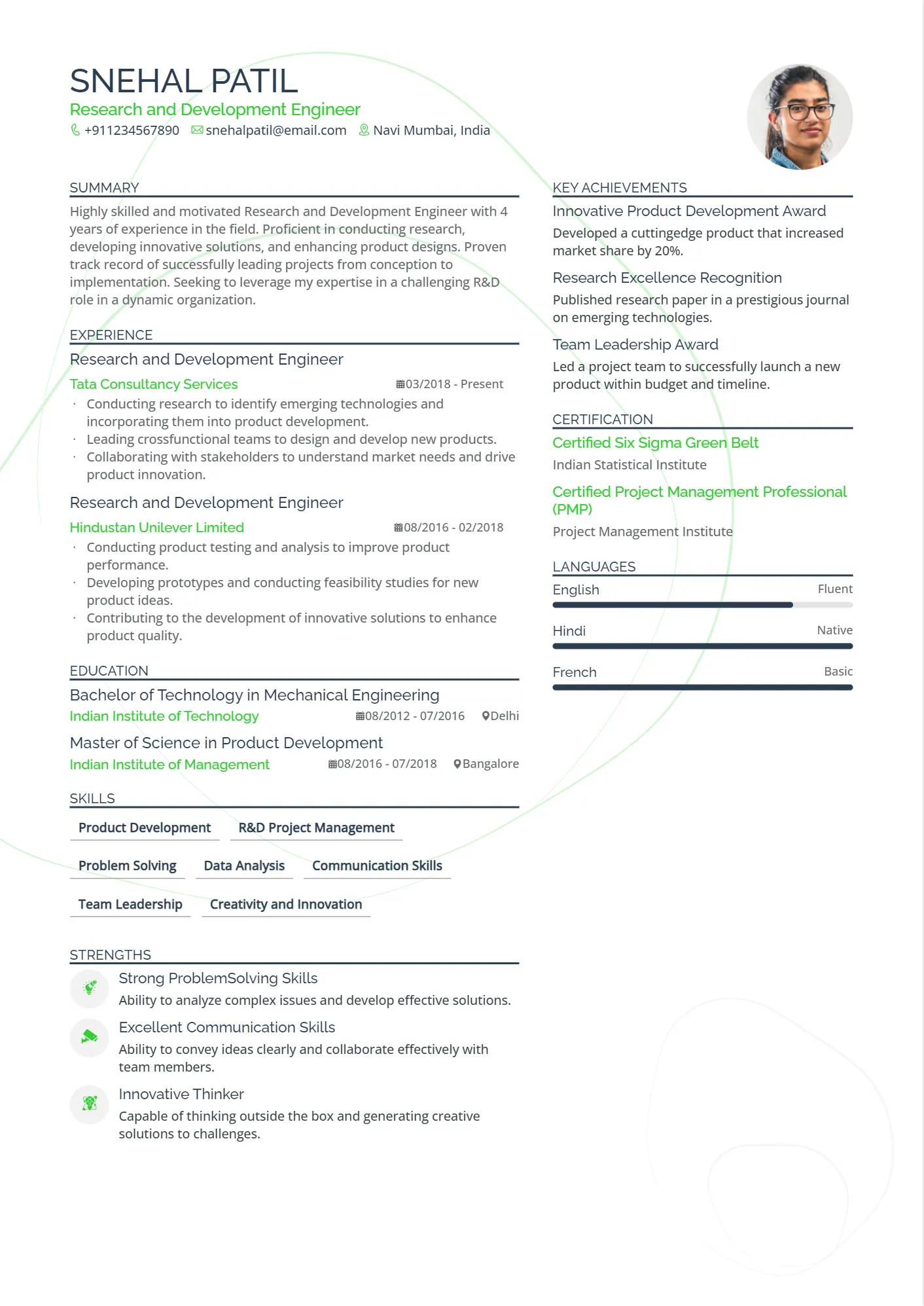 Creative Resume Template